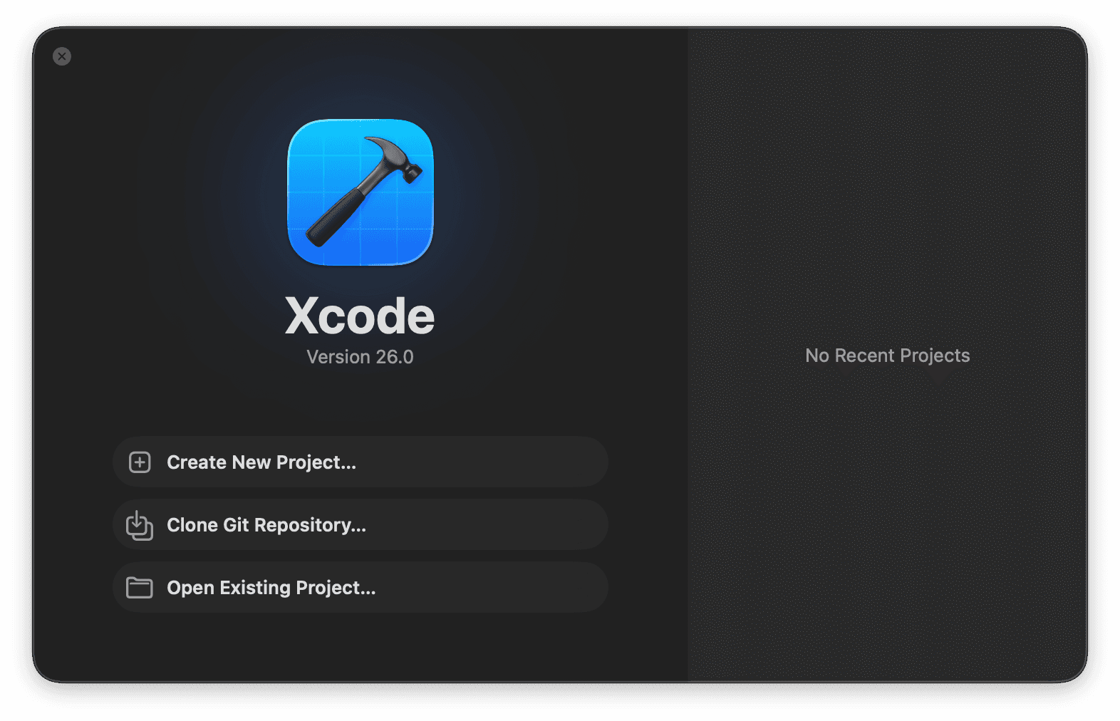 Open Xcode