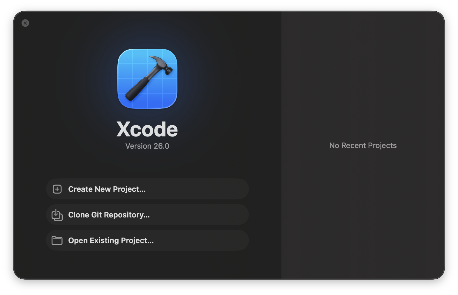 Open Xcode